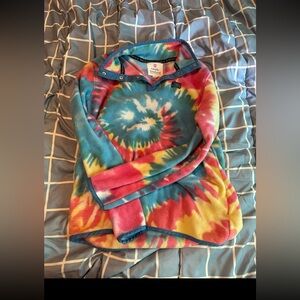 Tie dye simply Southern pull over size large great condition
